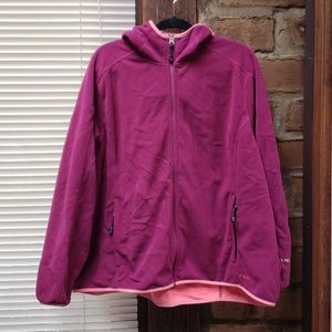 L.L Bean Pink Fleece Jacket Polartec